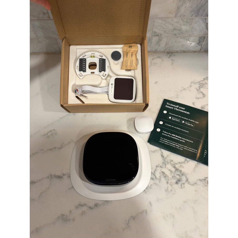 Ecobee Smart Thermostat Premium EB-STATE6A-01 with SmartSensor and Accessories